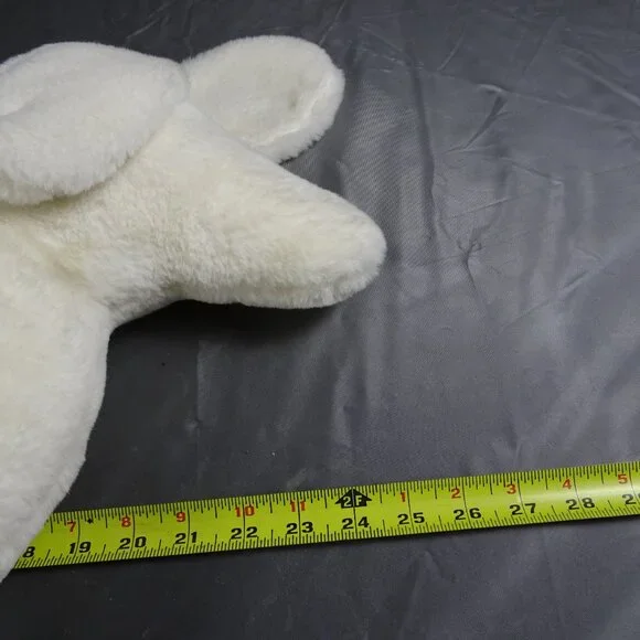 Martha Stewart Collection Plush White Dachshund Dog Pillow Macy's Exclusive 24" - Picture 4 of 4